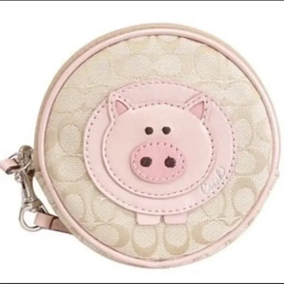 Coach pig online purse